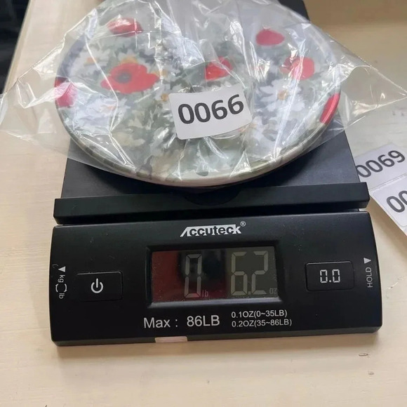 Vintage‎ Poppy Daisy Floral Teapot Stand Plate Kitchen Trivet Red White Melamine - Picture 7 of 8